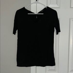 Banana Republic Black V-Neck Women's Knit Top
